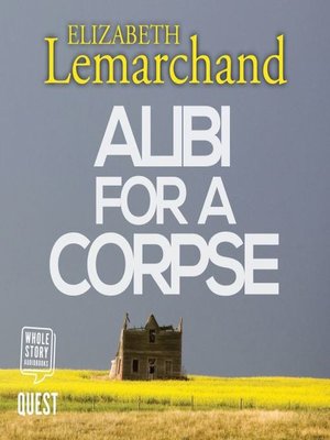 cover image of Alibi For a Corpse